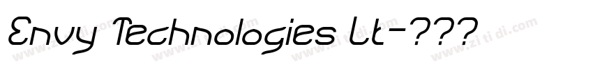 Envy Technologies Lt字体转换